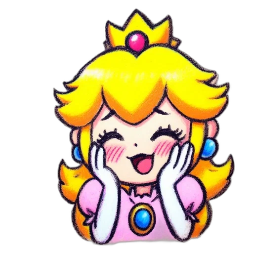 crown, pixel art, vaporwave, cartoon, anime, pastel, illustrated, princess transparent PNG cut-out