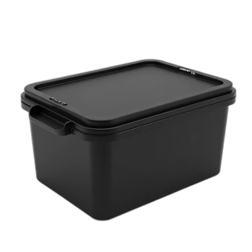 food, furniture, 3d render, monochrome, black, rectangular, plastic, storage transparent PNG cut-out
