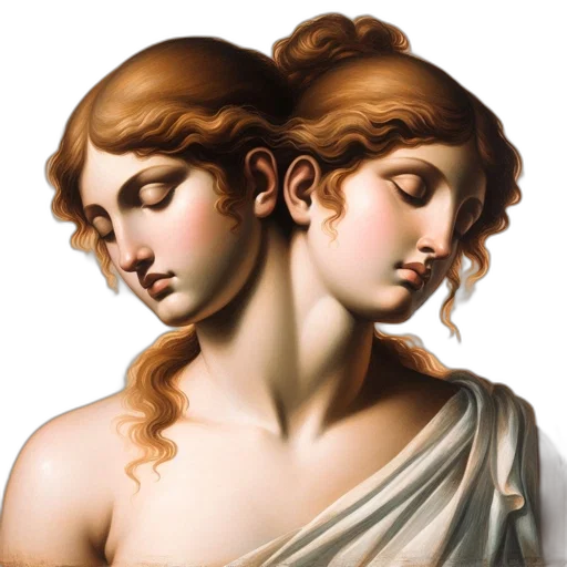 face, jewelry, photorealistic, oil painting, fantasy art, concept art, night, two transparent PNG cut-out