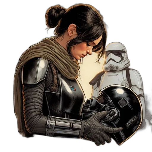 comic book art, concept art, fantasy art, pixel art, earth tones, monochrome, dimly, lit transparent PNG cut-out