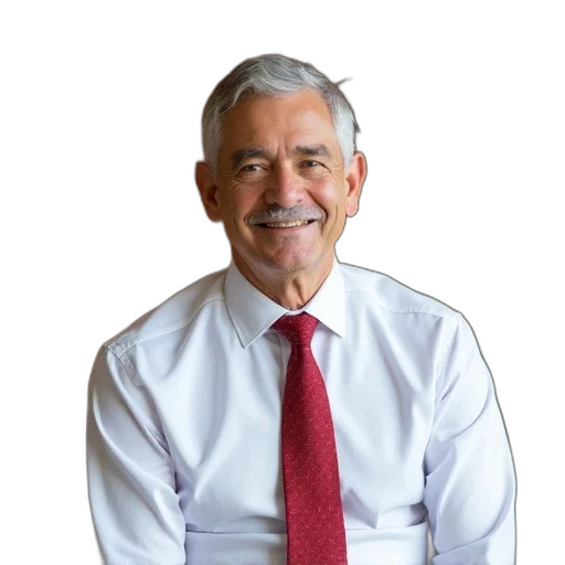 staff, face, man, gray, hair, wearing, white, shirt transparent PNG cut-out