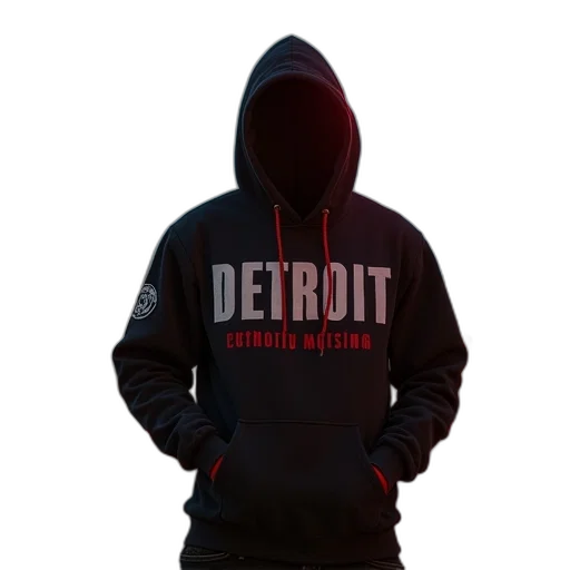 jacket, detroit, hoodie transparent PNG cut-out