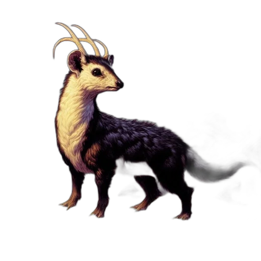 animal, dragon, creature, staff, concept art, fantasy art, pixel art, 3d render transparent PNG cut-out