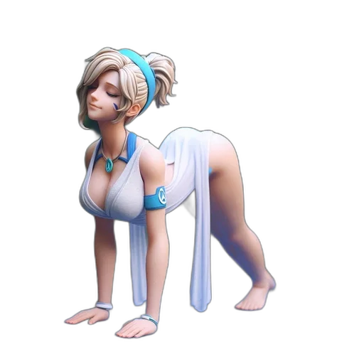 staff, dress, creature, robot, concept art, pixel art, 3d render, fantasy art transparent PNG cut-out