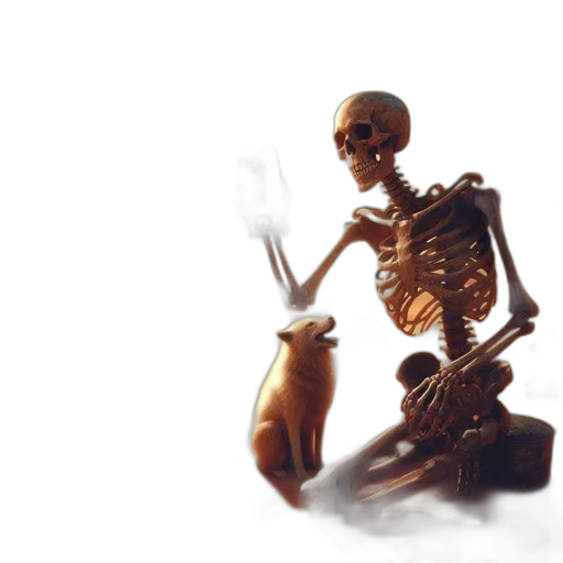 robot, staff, animal, jewelry, concept art, 3d render, fantasy art, photorealistic transparent PNG cut-out