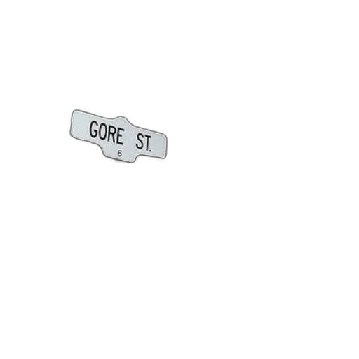 3d render, pixel art, concept art, city street, street, sign, night, reads transparent PNG cut-out