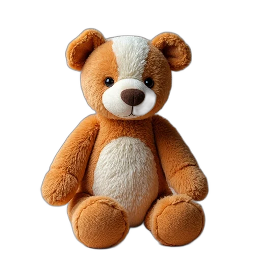 animal, 3d render, photorealistic, stuffed transparent PNG cut-out