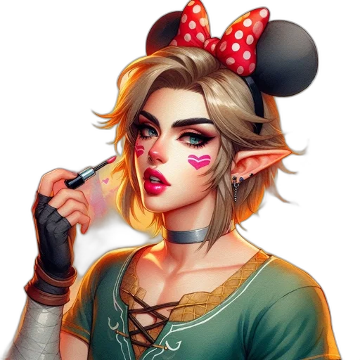 staff, face, mask, fantasy art transparent PNG cut-out