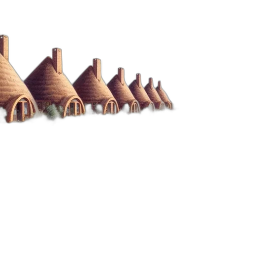 bottle, umbrella, building, jewelry, 3d render, concept art, photorealistic, pixel art transparent PNG cut-out