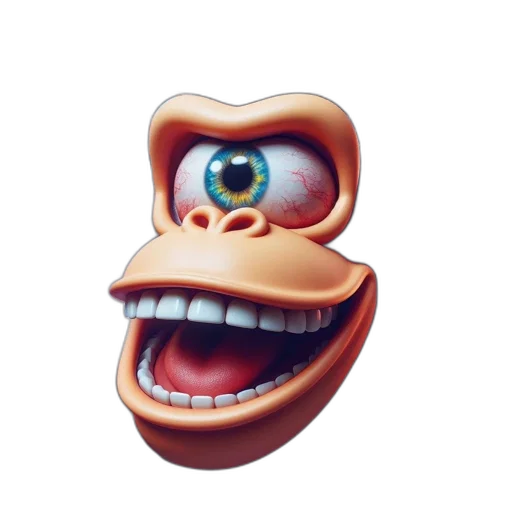face, mask, creature, robot, 3d render, concept art, photorealistic, pixel art transparent PNG cut-out