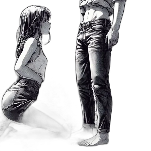 comic book art, concept art, anime, pencil sketch, underwater, rain, fire, outer space transparent PNG cut-out