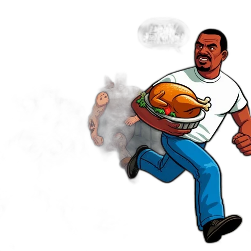 food, concept art, comic book art, cartoon, pixel art, fire, dimly, lit transparent PNG cut-out