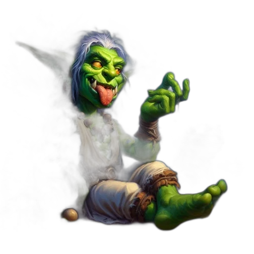 creature, mask, staff, face, concept art, fantasy art, pixel art, 3d render transparent PNG cut-out