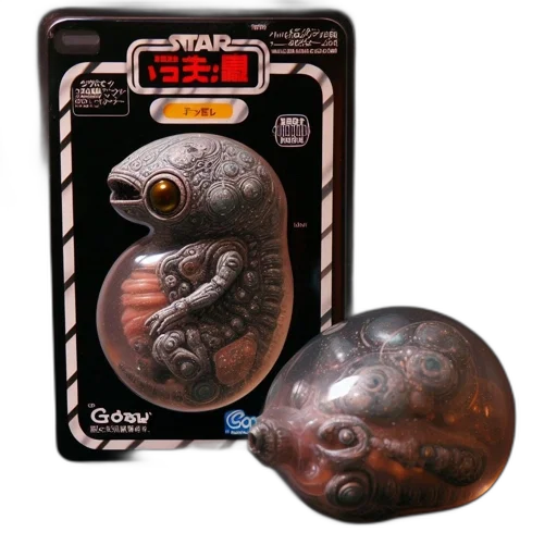 outer space, two, star, wars, collectible, figures, gobu, gorax transparent PNG cut-out