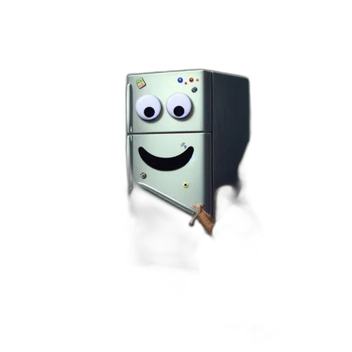 robot, face, furniture, staff, 3d render, pixel art, concept art, cartoon transparent PNG cut-out