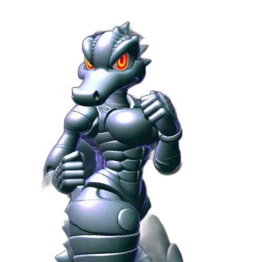 dragon, robot, creature, 3d render, concept art, pixel art, vaporwave, monochrome transparent PNG cut-out
