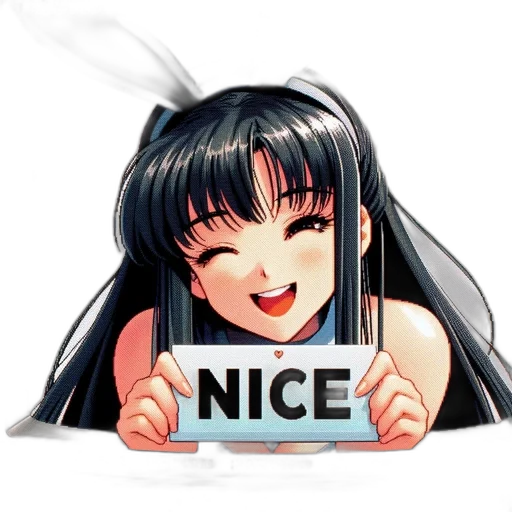 face, weapon, furniture, robot, anime, vaporwave, pixel art, 3d render transparent PNG cut-out