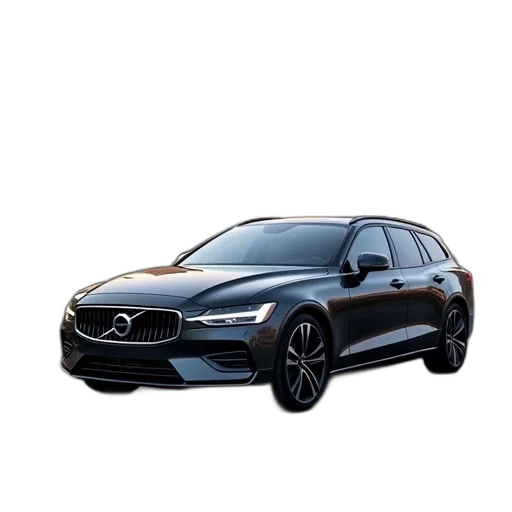 car, 3d render, photorealistic, volvo transparent PNG cut-out