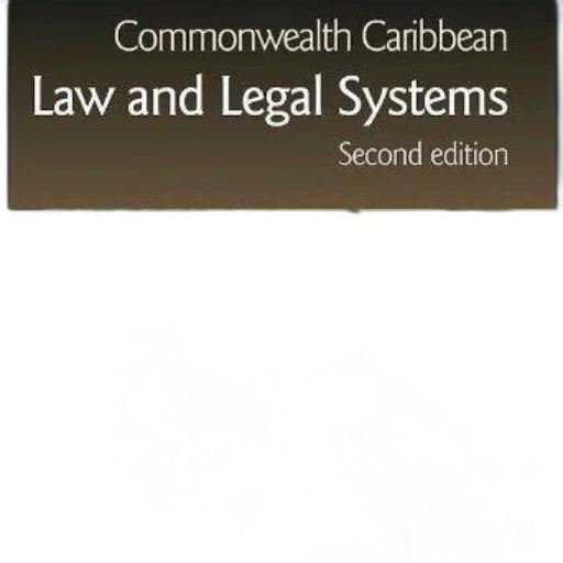 commonwealth, caribbean, law, legal, systems, second, edition, book transparent PNG cut-out