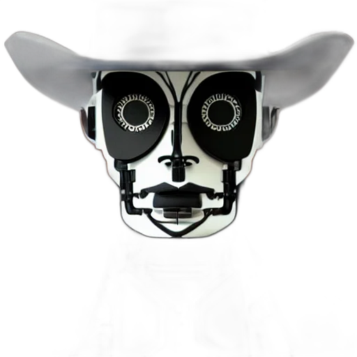 mask, robot, hat, face transparent PNG cut-out