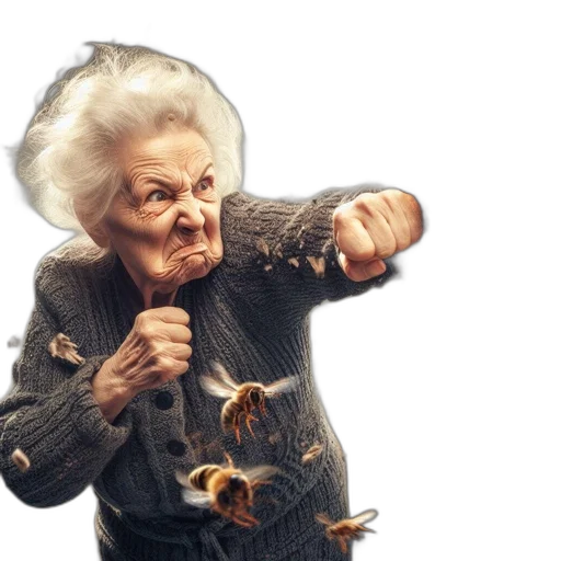 jacket, staff, animal, weapon, concept art, photorealistic, 3d render, elderly transparent PNG cut-out