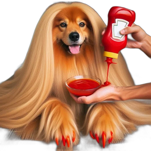 hair, animal, food, creature, photorealistic, concept art, cartoon, oil painting transparent PNG cut-out