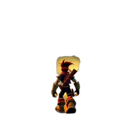robot, weapon, staff, sword transparent PNG cut-out