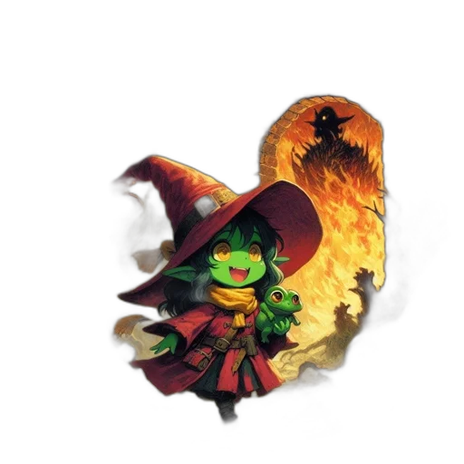 dragon, mask, staff, hat, concept art, fantasy art, pixel art, 3d render transparent PNG cut-out