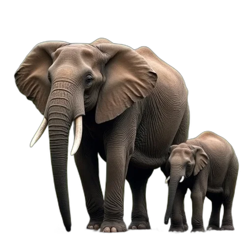 animal, creature, weapon, photorealistic, concept art, 3d render, large, elephant transparent PNG cut-out