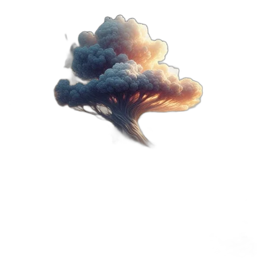 dragon, tree, jacket, hat, concept art, fantasy art, pixel art, watercolor transparent PNG cut-out
