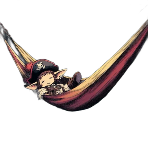 hat, staff, umbrella, crown, concept art, anime, watercolor, 3d render transparent PNG cut-out