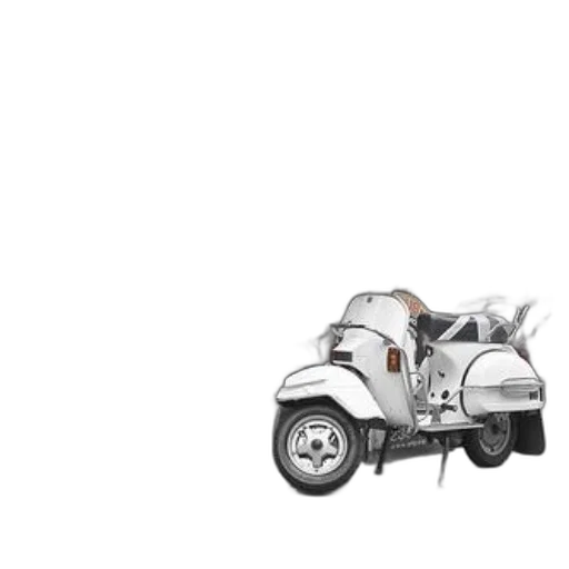 car, robot, weapon, animal, 3d render, concept art, vintage, vespa transparent PNG cut-out