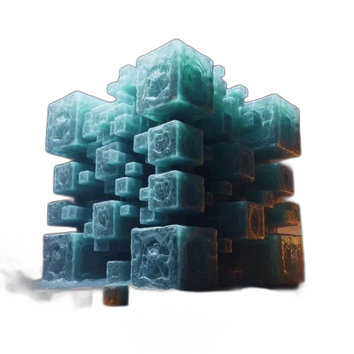 building, furniture, robot, bottle, 3d render, concept art, vaporwave, pixel art transparent PNG cut-out