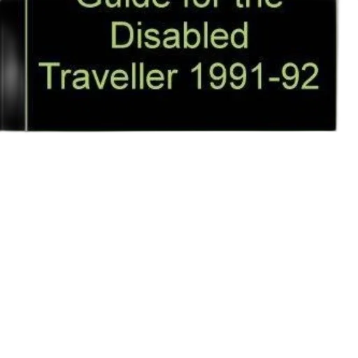image, book, cover, titled, guide, disabled, traveller, 1991-92 transparent PNG cut-out