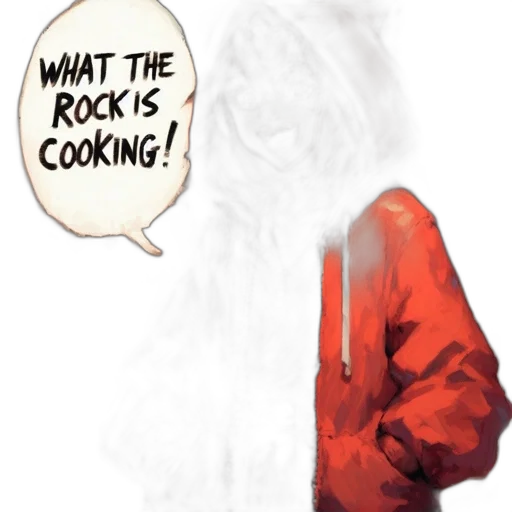 jacket, food, face, comic book art, concept art, cartoon, pixel art, fire transparent PNG cut-out