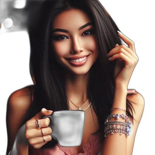 jewelry, face, photorealistic, fantasy art, oil painting, cartoon, image, shows transparent PNG cut-out