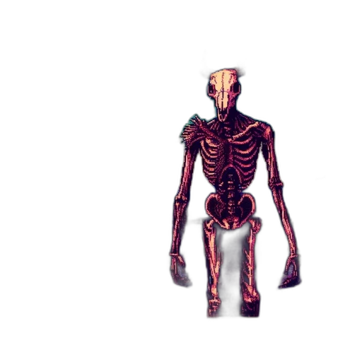 robot, creature, mask, animal, concept art, 3d render, pixel art, cyberpunk transparent PNG cut-out
