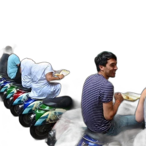 shoes, food, umbrella, bottle, 3d render, concept art, photorealistic, vaporwave transparent PNG cut-out