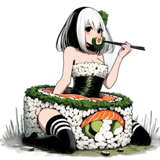 food, flower, weapon, dress, fantasy art, concept art, pixel art, anime transparent PNG cut-out