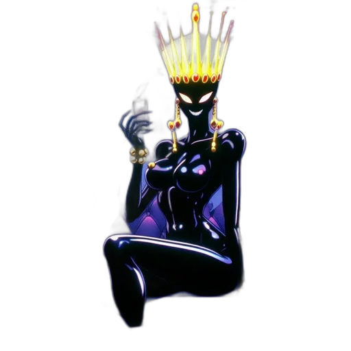 crown, staff, mask, jewelry, concept art, vaporwave, 3d render, pixel art transparent PNG cut-out