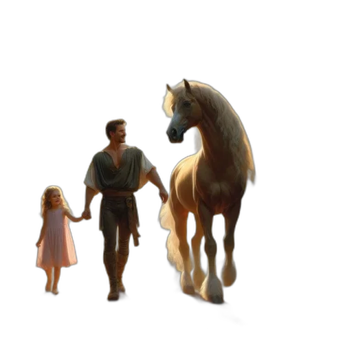 animal, concept art, 3d render, pixel art, fantasy art, forest, city street, snow transparent PNG cut-out