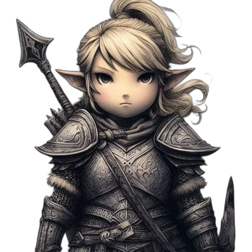 sword, staff, weapon, face, fantasy art, concept art, pixel art, 3d render transparent PNG cut-out