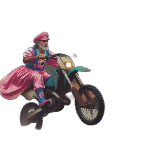 weapon, jacket, car, concept art, vaporwave, pixel art, 3d render, pastel transparent PNG cut-out