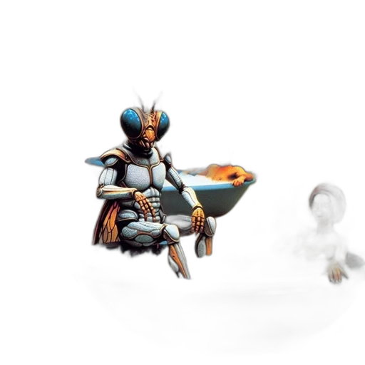 robot, dragon, weapon, sword, concept art, 3d render, fantasy art, pixel art transparent PNG cut-out