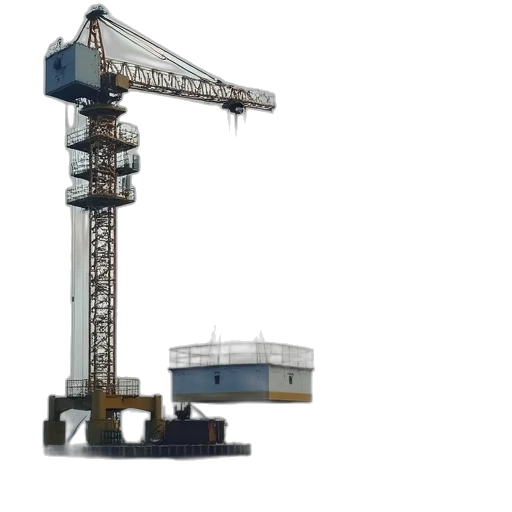 robot, building, 3d render, concept art transparent PNG cut-out