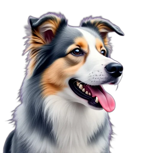 animal, staff, face, photorealistic, watercolor, oil painting, cartoon, stylized transparent PNG cut-out