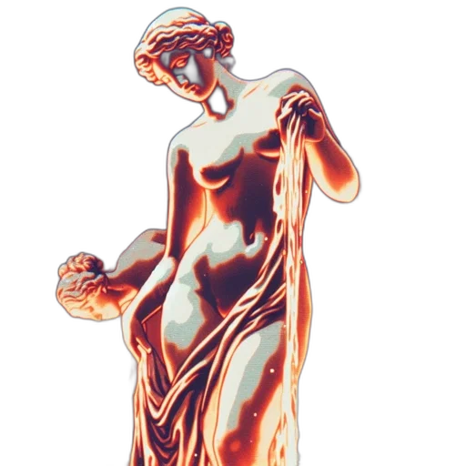 dress, jewelry, staff, crown, 3d render, concept art, vaporwave, pixel art transparent PNG cut-out