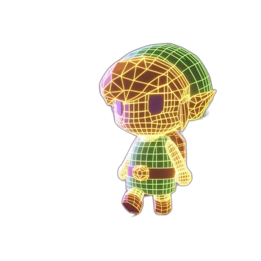 hat, jacket, creature, hair, 3d render, vaporwave, pixel art, concept art transparent PNG cut-out
