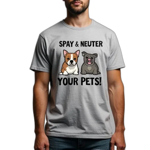 3d render, man, wearing, grey, t-shirt, graphic, design, reads transparent PNG cut-out