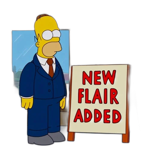 staff, hair, episode, simpsons, homer, simpson, stands, outside transparent PNG cut-out
